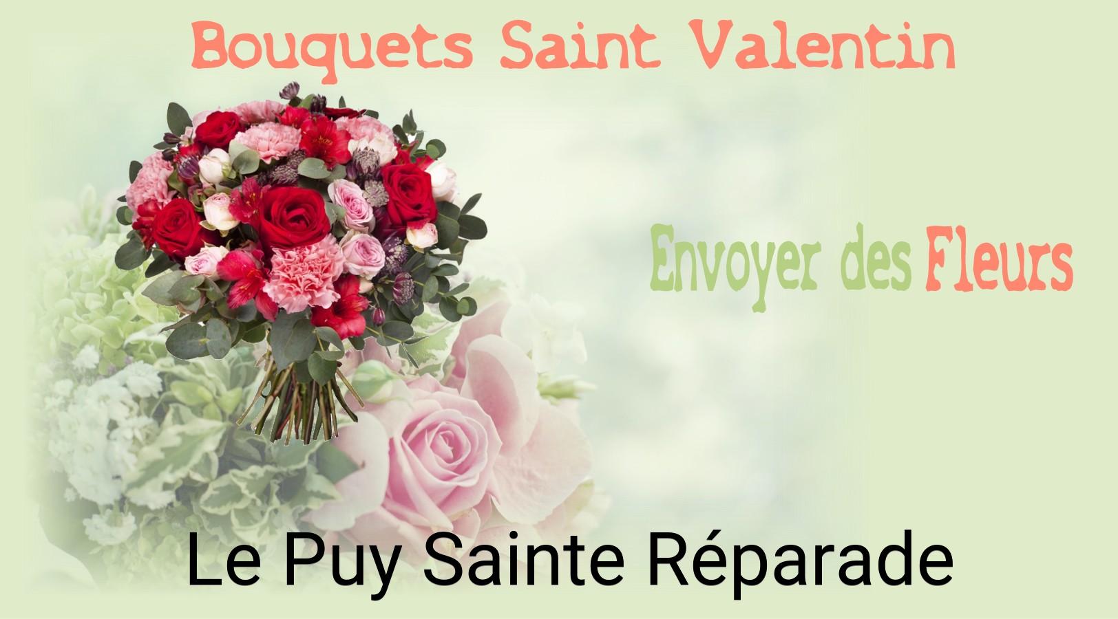 Roses de Saint-Valentin livrées à Le Puy-Sainte-Réparade